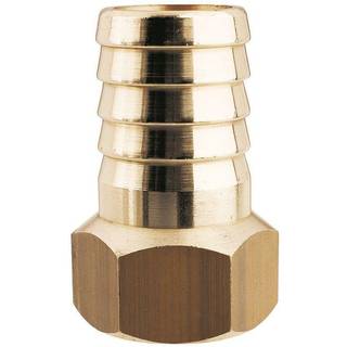 Slangnippel Maestrini Female Hose Tail, messing, 1/4" G (BSP) (indvendig) til 10 mm (25/64") slange