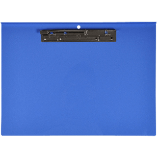Lion Post Forbruger Genanvendt plastikklippebord 11 x 17 tommer Landskab 1 Clipboard (CB290H-BL) blå