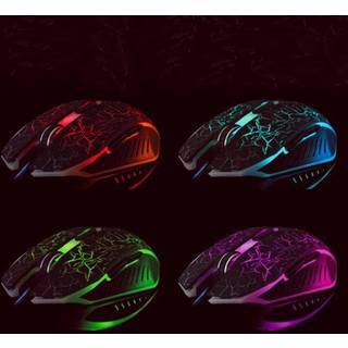 Glowing USB gaming Mus