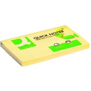 Q-connect notes 76x127mm gul 12stk