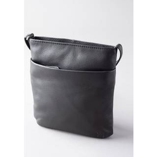 Lakeland Leather Lakeland Leather Black Lowther Leather Cross-Body Bag