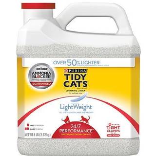 Purina Tidy Cats Letv?gt Lavt st?vklumpning af kattekuld Lugtkontrol 24/7 Performance Multi Cat Litter - 6 lb. Jug