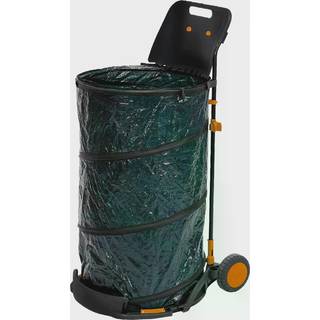 Home It sammenklappelig haveaffaldsvogn med opsamler - 150 liter