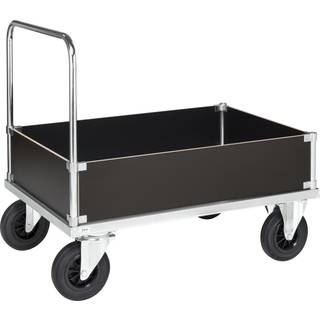Flexi 630 med 4 lave sider, 120x80x90, Stålplade
