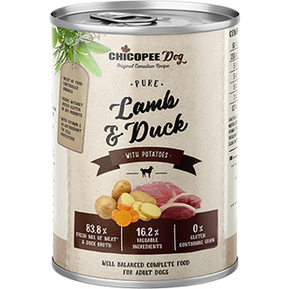 Chicopee Dog Pure Lamb & Duck, 400g