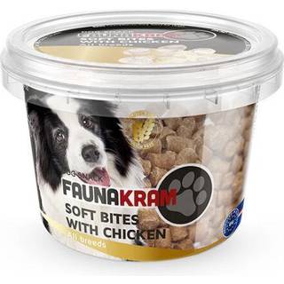 Faunakram godbidder, soft bites korn og glutenfri, kylling - 200 g.