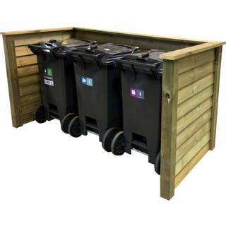 Frøslev FT System renovationsskjuler til 3 x 240 l spande