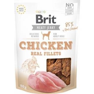 Brit Jerky Chicken Fillets 80g