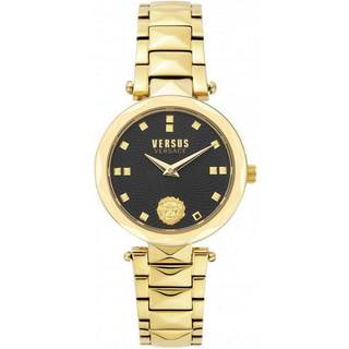 Versus by Versace VSPHK0820 Covent Garden Sort/Gul guldtonet stål Ø32 mm