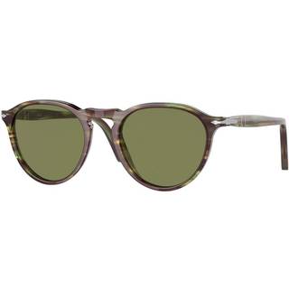 Persol Unisex PO3286S 11564E Solbriller Plast Brun/Grøn Grøn Pantos Normal