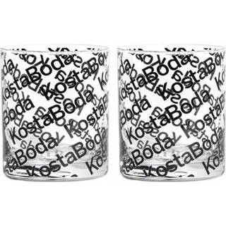 Kosta Boda Salong Betong Whiskey 28 Cl 2-pak - Whisky & Cognac Glas Sort - 7092105