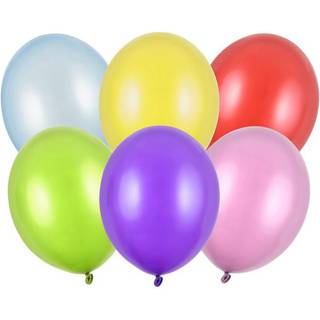 50 stk. Metallic latex balloner mix 10" – Luksus til fest & dekoration