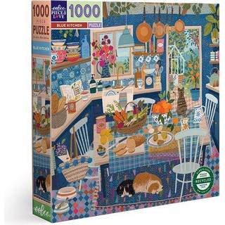 eeBoo Puzzle 1000 pcs - Blue Kitchen
