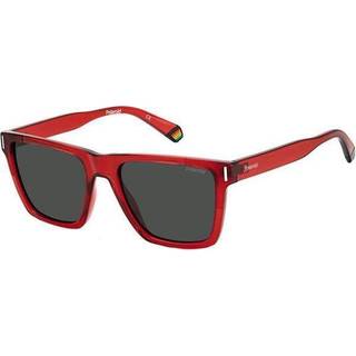 Polaroid PLD 6176/S C9A/M9 54 Solbriller Mænd Rød - Transparent Red - 54mm