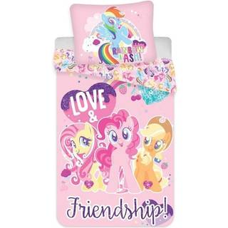 My Little Pony sengetøj - 140x200 cm - Love & Friendship - Vendbar dynebetræk - 100% bomulds sengesæt