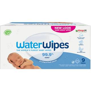 WaterWipes Baby Wipes 9 Pack Milde vådservietter til babyer 9x60 stk. - 9x60 stk.