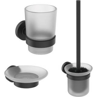 Ideal Standard IOM Tilbehør Sampak: Toiletbørste, tandkrus & sæbeskål