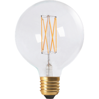 LED-pære E27 globe Elect - Transparent