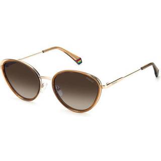 Polaroid PLD 6145/S Polarized 10A/LA 56 Solbriller Kvinder Brun - Beige Gold - 56mm