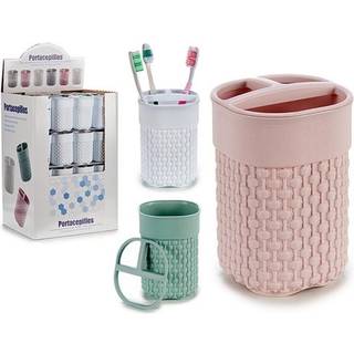 Tandbørsteholder Plastic Multicolor GRØN