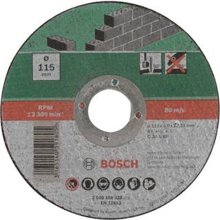 Bosch Skæreskive Sten 115x2,5mm Lige - 2609256328 ✓ På lager - klar til levering og afhentning