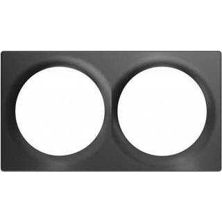 Fibaro Walli Line Double Cover Plate Anthracite