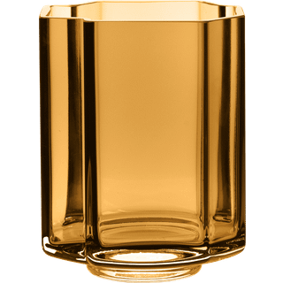 Louise Roe Funki Light Asymmetric Vase 13 Cm - Vaser Mundblæst Glas Blå - 10161-2-101