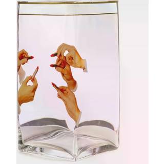 Seletti Vases - 'Lipsticks' vase, large in TRASPARENT/MULTICOLOR GLASS