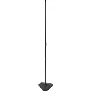 Hex-base kvart-turn trådløs mikrofonstand sort
