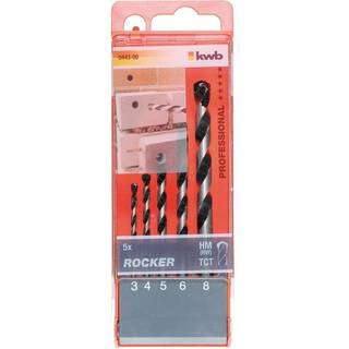 kwb Rocker® beton- og murbor, Ø3-8 mm - 5 dele
