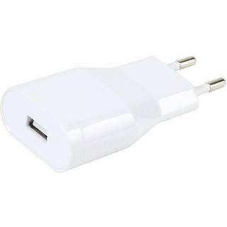 VIVANCO 1xUSB Ultra Slim USB Lader - 1A - Hvid
