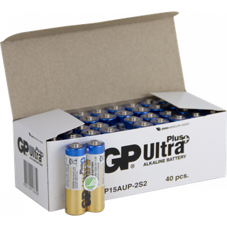 40 stk AA batterier / Ultra Plus / LR6 / Bedste batterier