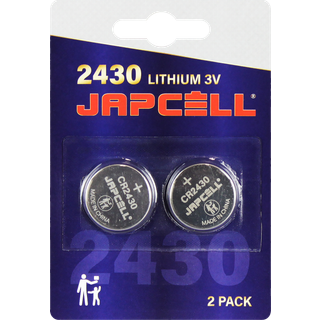 Japcell Lithium Batterier CR2430 - 2 stk.