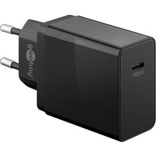 Goobay USB-C PD Hurtiglader, 25W - Sort
