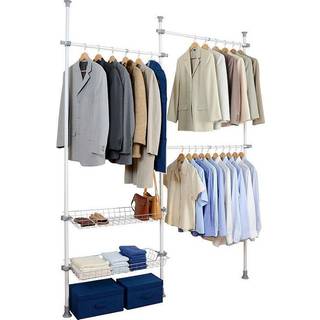WENKO Hercules Duo teleskopsystem, 164-215 x 165-300 cm, hvid
