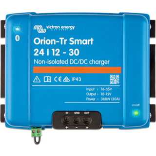 DC/DC-oplader 24 V til 12 V Victron Orion-Tr Smart Non-Isolated 24/12-30, 360 W, 30 A