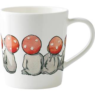 Design House Stockholm Elsa Beskow Krus Med Håndtag 40 Cl Children Of The Forest - Kaffekopper Benporcelæn Hvid - 2688-0100