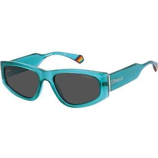 Polaroid PLD 6169/S MVU/M9 55 Solbriller Mænd Blue - Transparent Blue - 55mm