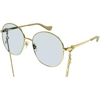 Gucci GG1090SA Asian Fit 004 59 Solbriller Kvinder Guld - Gold - 59mm