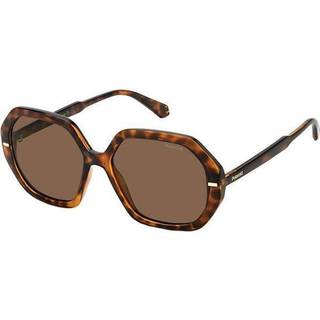 Polaroid PLD 4124/S 086/SP 56 Solbriller Kvinder Tortoiseshell - Havana - 56mm