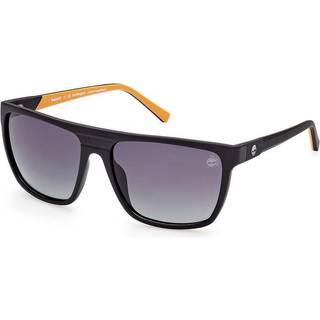 Timberland Mand TB9279 02D Solbriller Injiceret Sort Røg Firkantet Polariseret