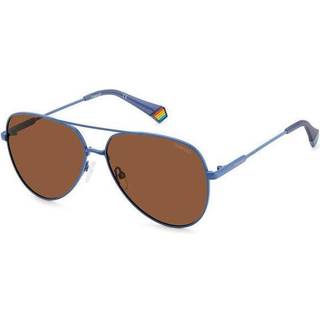 Polaroid PLD 6187/S Polarized MVU/HE 60 Solbriller Mænd Blue - Light Blue - 60mm