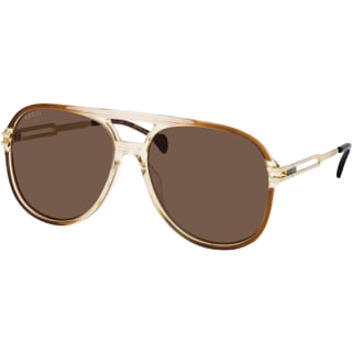 Gucci GG1104S 002 61 Solbriller Mænd Brun - Brown - 61mm