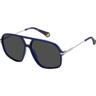 Polaroid PLD 6182/S Polarized PJP/M9 59 Solbriller Mænd Blue - Blue - 59mm