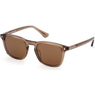 Web WE0327 48J 50 Solbriller Mænd Brun - Transparent Shiny Brown - 50mm