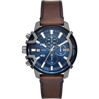 Diesel DZ4604 Griffed Chronograph Leather Strap Watch - W11249
