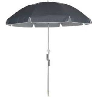 Brafab Soda strandparaply Lysegrå 1,8 m