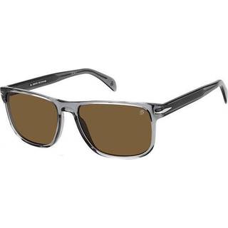 David Beckham DB 1060/S KB7/70 57 Solbriller Mænd Krystalklar - Transparent Grey - 57mm