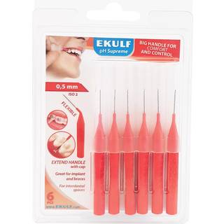 Ekulf PH Supreme Mellemrumsbørster 0.50 mm - RØD
