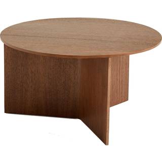 HAY Slit Table Wood Round XL Black